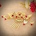 Chinese Style Tassel Bride Hair Comb Wedding Jewelry for Women