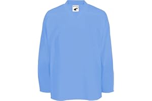 PEAR SOX Pearsox Mesh Polyester Hockey Jersey for Men's - Ice Hockey Athletic Plain Sports Jersey with Pullover Closure, Long Sleeves