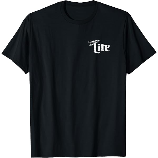 T-shirt Vintage Miller Lite Années 90 Taille XL - Motif Bière Glacée, Coton, Style Grunge