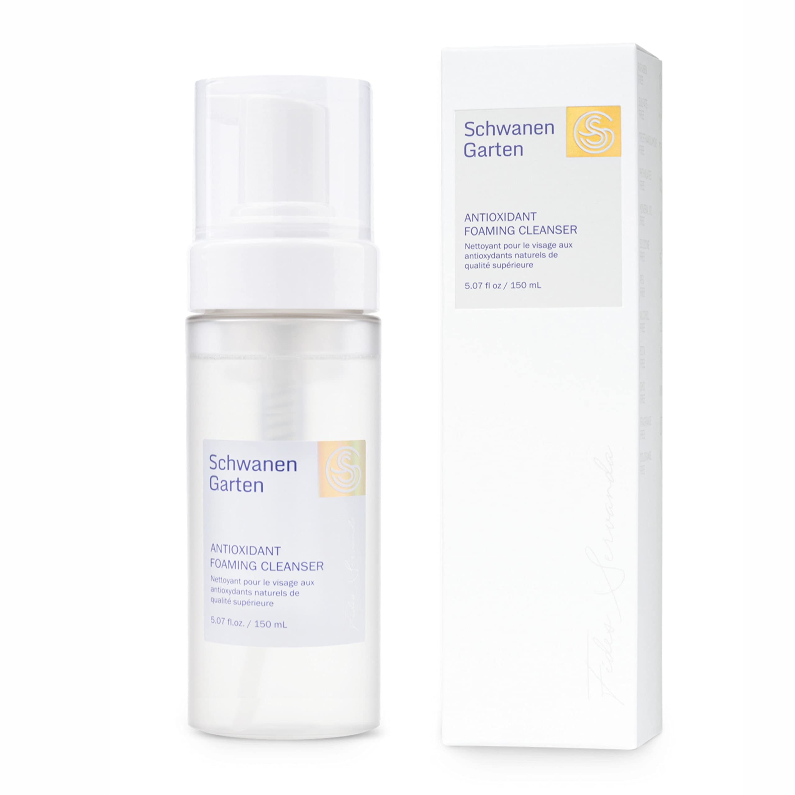 Schwanen Garten Foaming Cleanser 5.07oz / 150ml - SG Antioxidant Source, pH-balancing cleanser, Vegan, Clean beauty, Organic ingredients, Korean skincare