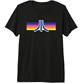 ATARI Retro Sunset Vintage Gaming Logo Premium Tri-blend T-Shirt