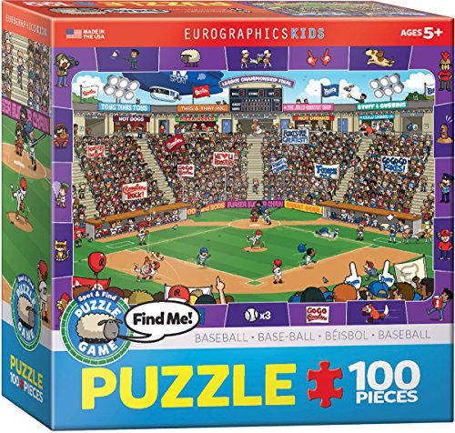 Baseball - Spot and Find 100-Piece Puzzle
