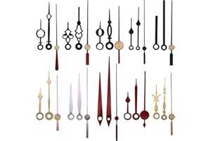 DEEWISH 10 Styles of Short Clock Hands, Clock Movement Replacement Part, Aluminum Clock Hands for DIY Clock Mechanism Repair, Suitable 4-8inch Clock