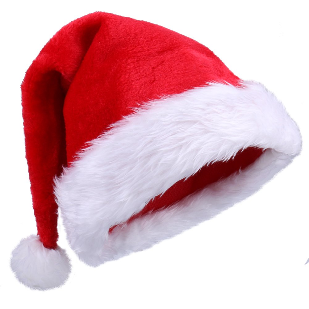 plush santa hat