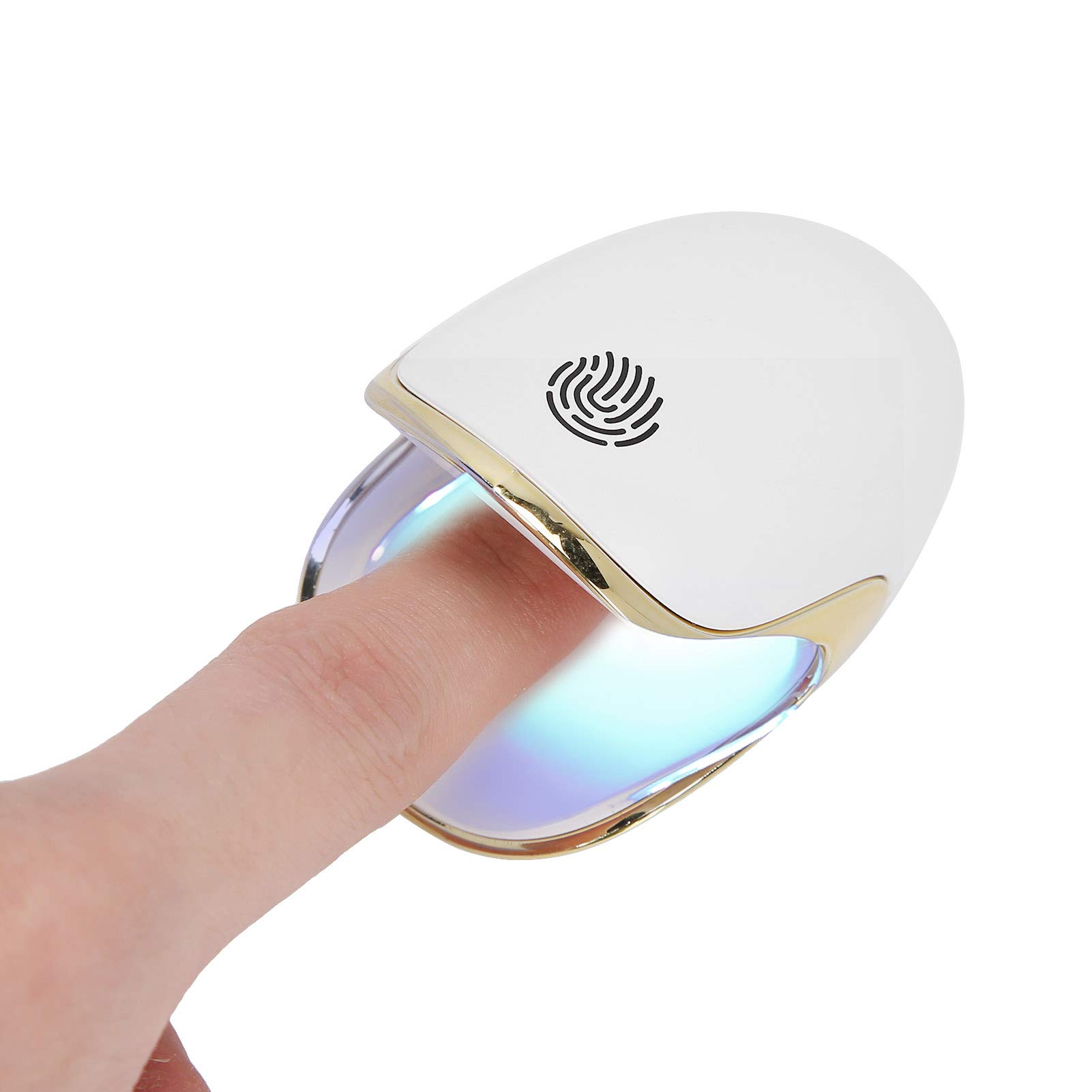 Nail Dryer Lamp, Nail Dryer Baking Lamp Household Small Single Finger Mini LED Nail Curing Machine 6W Can Take With You (You need to bring your own type-c data cable)