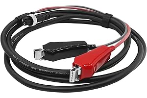 EBIEFLY Fishing Cable Battery Connecting Line Double Connectors 9.84FT for Daiwa/Shimano Electric Fishing Reels