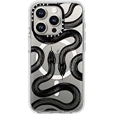 CASETiFY for iPhone 15 Pro Case - Impact Clear Compatible with MagSafe | Not Yellowing | 6.6 ft. 3X Military Grade Drop Protection | Black Kingsnake | Clear