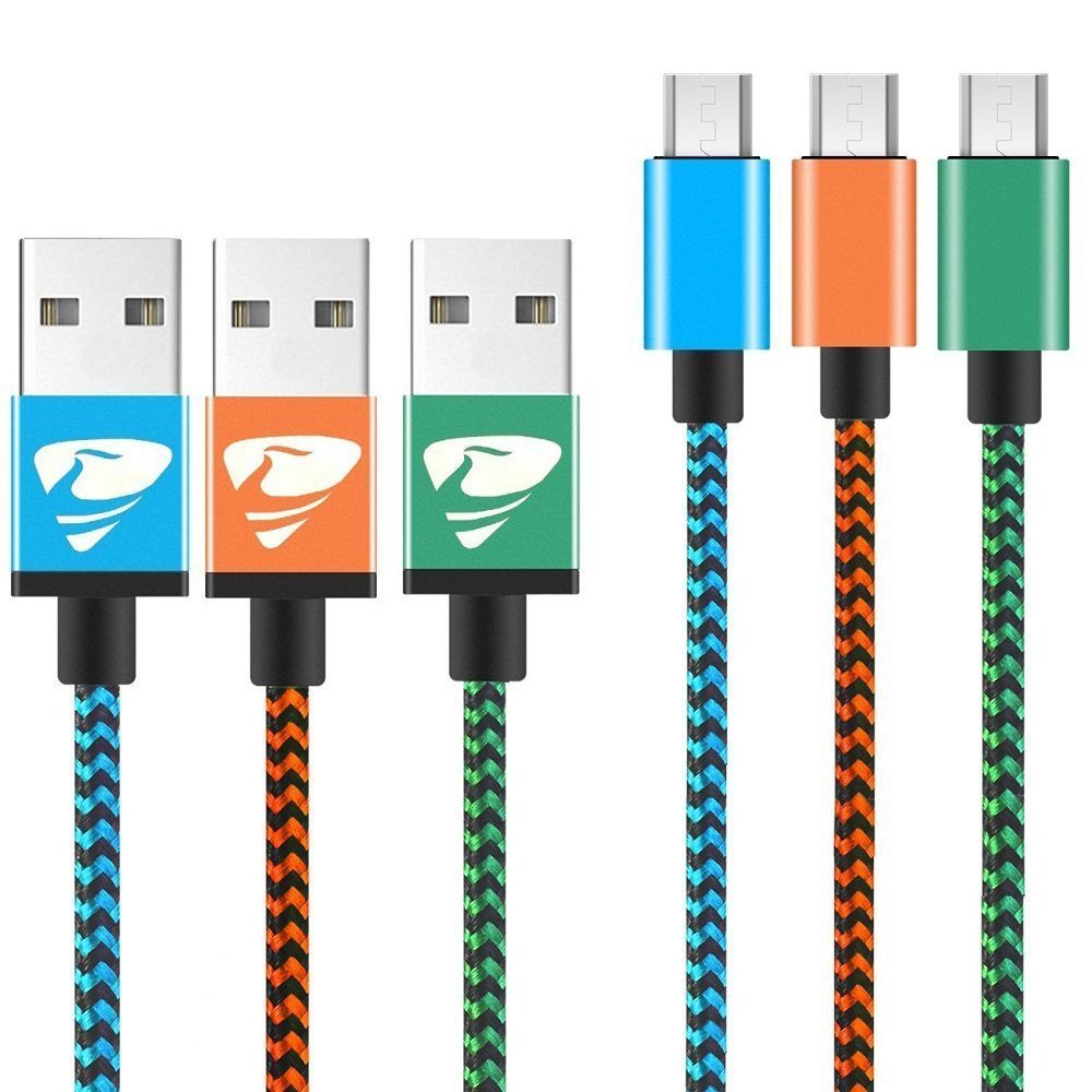 Mis reviews y más Cable Micro USB Carga Rápida [ 3Unidades ] 6.5 pies