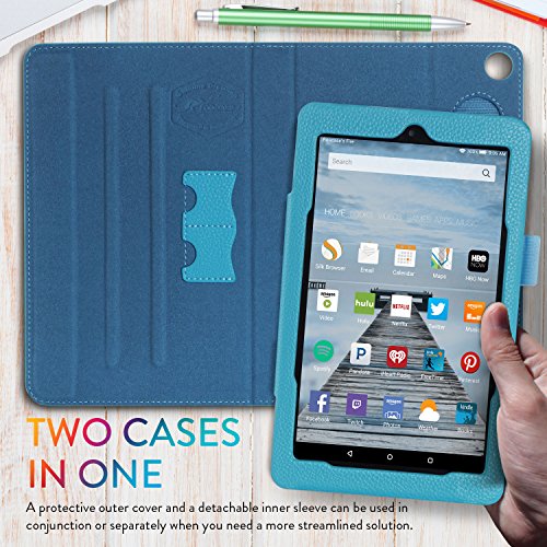 6 Amazon+rooCASE+Leather+Lightweight+Folding