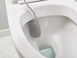 Joseph Joseph Flex Smart Hygienic Silicone Toilet Brush & Holder White Grey view 3