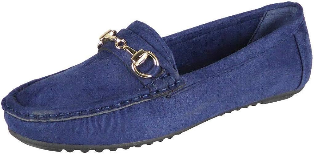 faux suede loafers