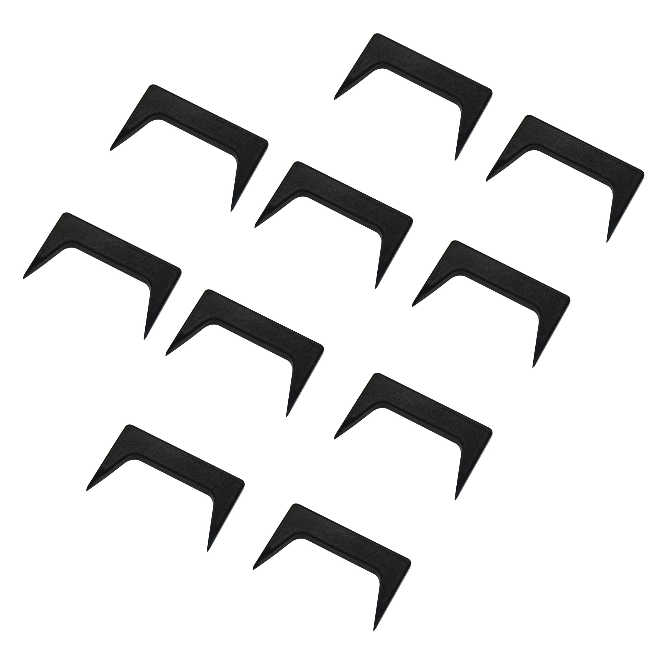 UPTTHOW 10PCS Pinch Dogs Woodworking 1.5inch Wood Clamps Square Back Tapered Legs Woodworking Glued Panel Table Stool Top Plank Edge Post Assembly Clamping Tools 1.5"