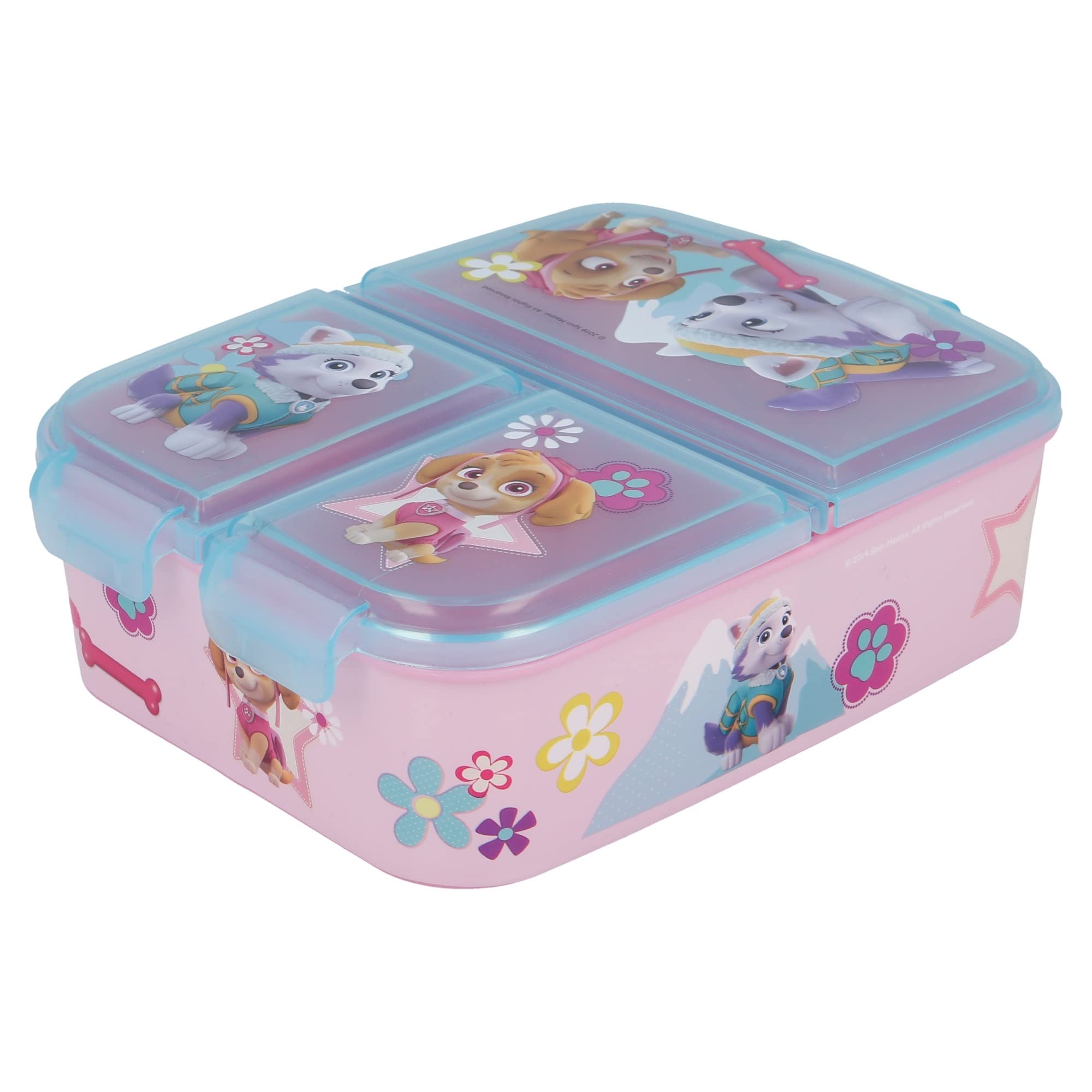 STOR 80720 Multi Box Girl Paw Patrol Sandwich Pot with Multiple Compartments, Plastic