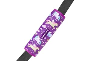Amintiri Seat Strap Shoulder Pads for Kids, Seat Belt Cover for Children, Soft Furry Seat Belt Cushion for Travel, Cartoon Car Seat Belt Pad Cover for Boys and Girls.