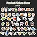 HLXY Fridge Magnets for Toddlers Kids 100 Pcs Animals Magnets -Fruit Vegetables Vehicle Magnets - Foam Magnets Educational Toy, Multicolor