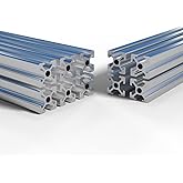10PCS 39.4inch T Slot 2020 Aluminum Extrusion Profile (1000mm), European Standard Aluminum Linear Rail–Easy to Use for 3D Pri