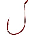 Eagle Claw Lazer Sharp Long Shank Octopus Hook, Offset Up Eye, Barbed