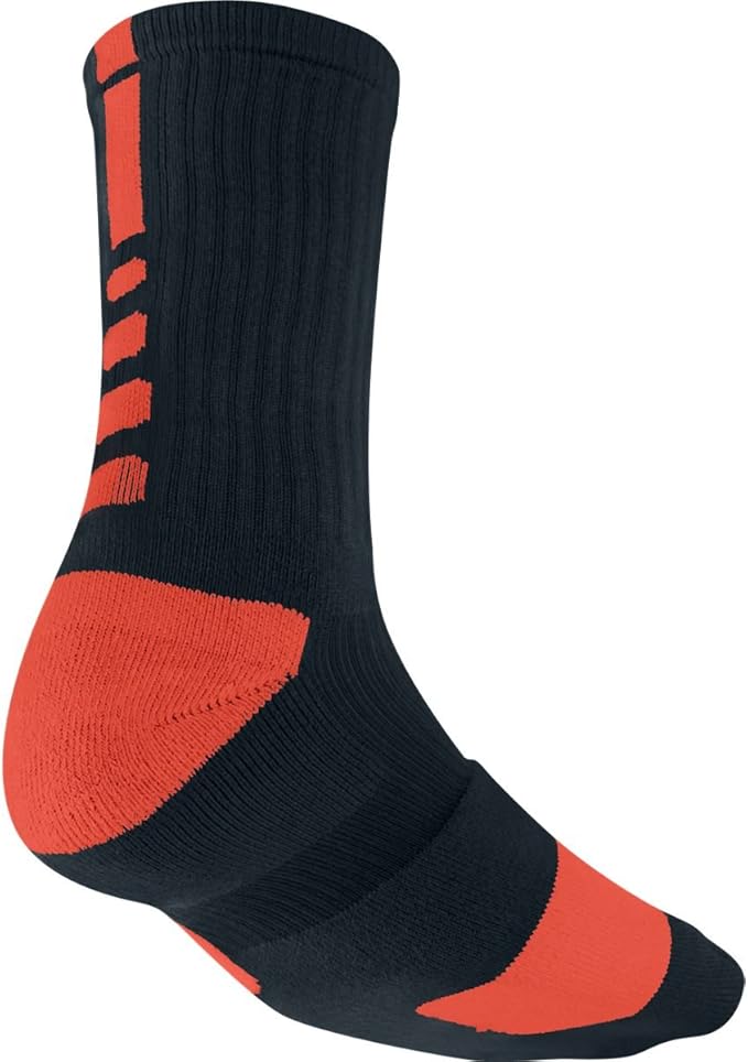 neon orange nike socks