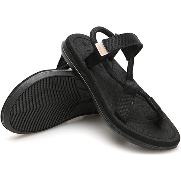 Vionic Men’s Bryce black flip flop sandals VIONIC Bryce Black Thong Leather Sandals Orthaheel Comfort  main image 4