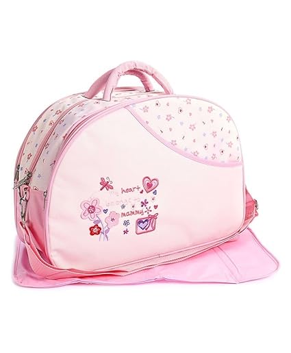 Mummamia Outing Mama Shoulder Diaper Bag, Pink