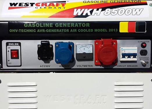 Benzin Stromerzeuger 5500w Mit Radsatz Notstromaggregat