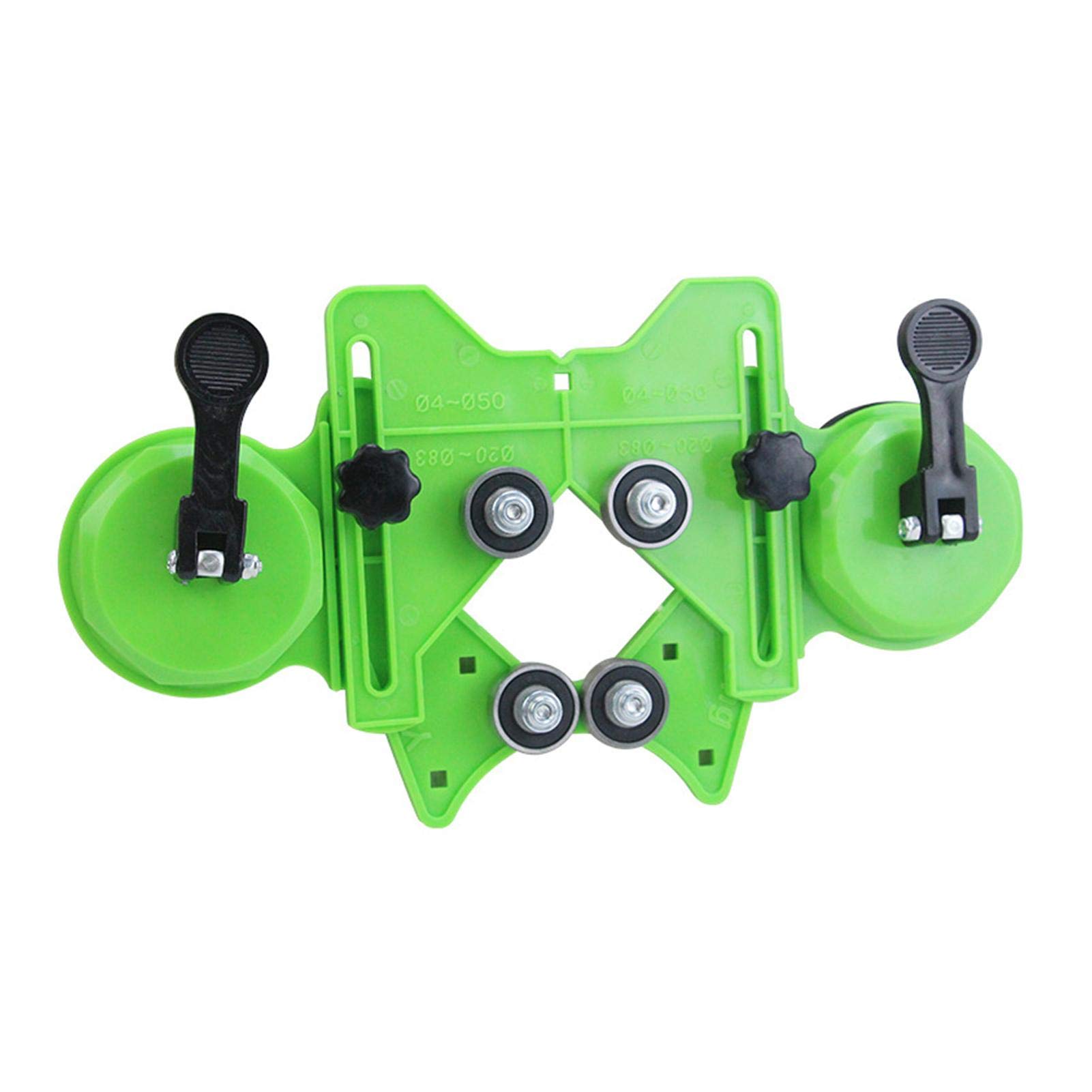 Drill Bit Hole Saw Guide Jig Fixture 4-83 mm Adjustable Diamond Hole Cutte r Centering Locator Holder with Vacuum Suction Base Sucker for Ceramic Glass Marble
