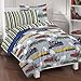 Dream Factory Trains Ultra Soft Microfiber Boys Comforter Set, Blue, Twin,2A749001BL