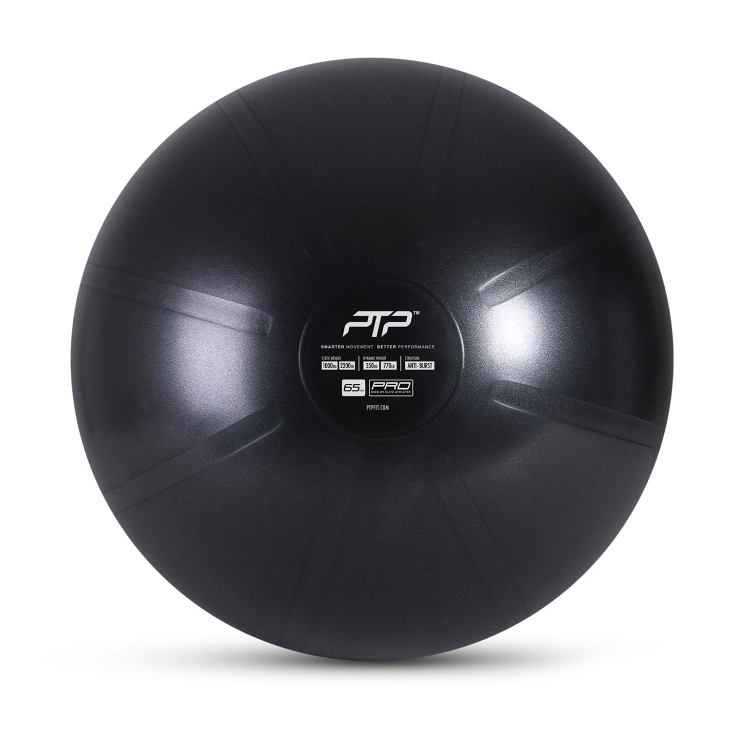 PTP CBPRO core ball 65cm with pump, onyx black
