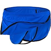 SUMABA Men's Split Sides Thong Shorts