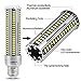 Led Light Bulbs Daylight E26 Corn Led Bulb 25w Cool White for Street Lamp Post Lighting Garage Factory Warehouse Energy Saving Light Bulbs Led 2500lm 6500k (white)