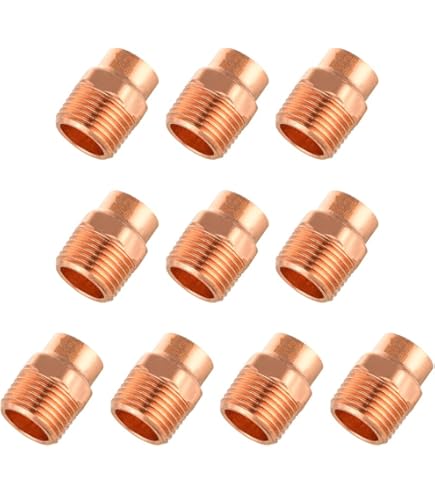 PLUMBFLEX 3/4 In. Copper Male Adapter Fitting With Sweat X MIP Connection (5 -Pack) 0034CCMA-5 - The Home Depot