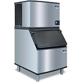 Manitowoc IDT0450A-161 Indigo NXT 30" Air-Cooled Full-Dice Ice Maker Machine with D400 Ice Storage Bin for Hotel Pub Bar | 470 lb. Ice/24hrs, 365 lb. Bin Capacity | 115v | NSF
