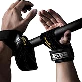 TAVIEW Wrist Straps for Weightlifting for Maximum Grip Support - Lifting Deadlift Strap &amp; Weight Lifting Grips Gloves for Working Out Pull Up Deadlifting &amp; Shrugs