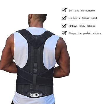 Back Posture Corrector Adjustable Clavicle Brace Comfortable Correct Shoulder Posture Support Strap for Women Men Improve