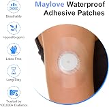 Maylove Freestyle Libre 2 Plus Sensor Covers 55 Pack Waterproof Patches view 8