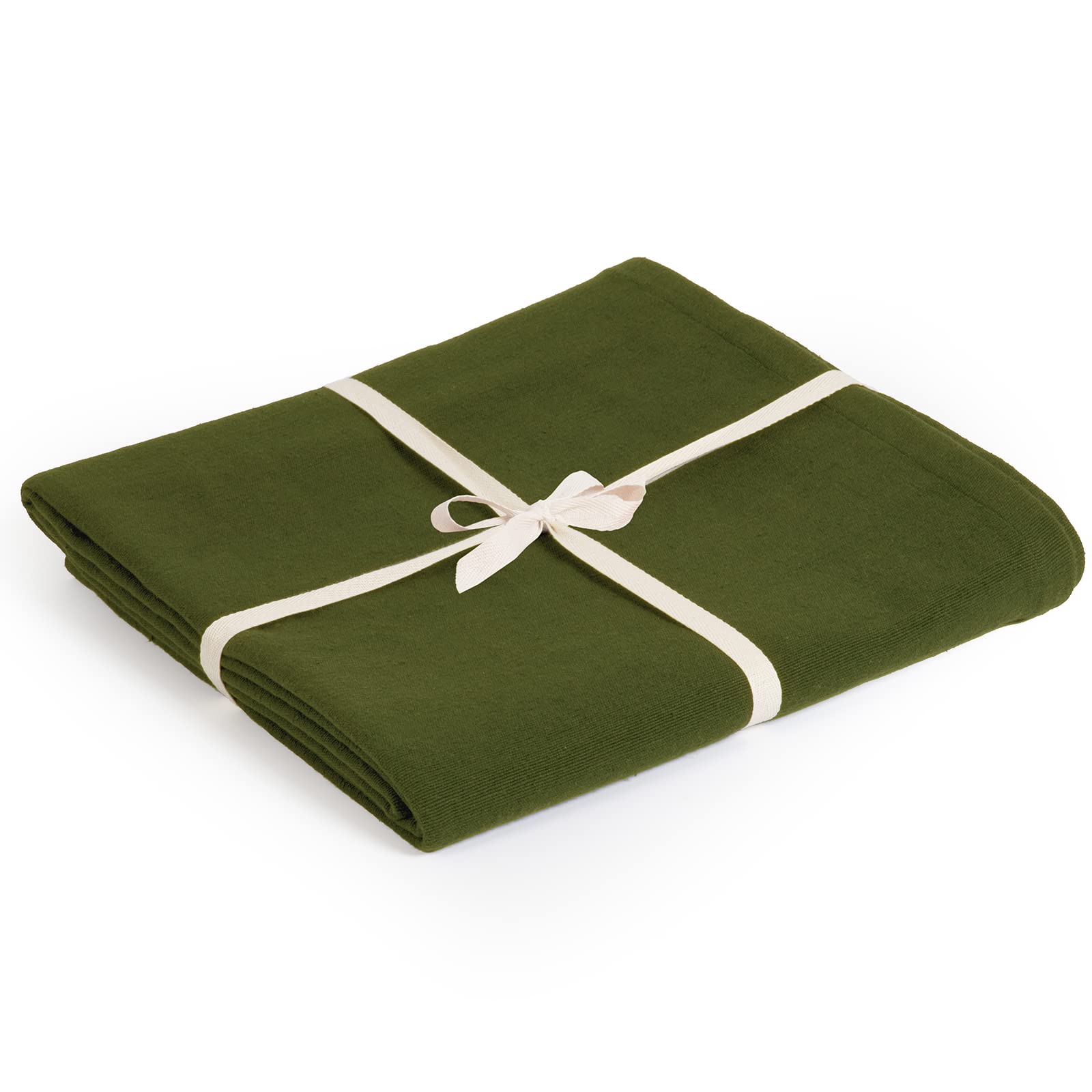 Yoga Studio Organic Cotton Yoga Blanket (Green)