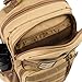 3VGEAR Outlaw II Gear Slinger Urban Sling Pack - 24L MOLLE Tactical Sling Bag Backpack with Hidden Pocket, Laptop Sleeve, and Hydration Compatibility - Rugged 600D Polyester - Olive Drab