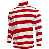 Hrbtens Men Casual Turtleneck Slim Fit Basic Tops Lightweight Thin Pullover Sweater Long Sleeve Underwear Male Blouse T-Shirt