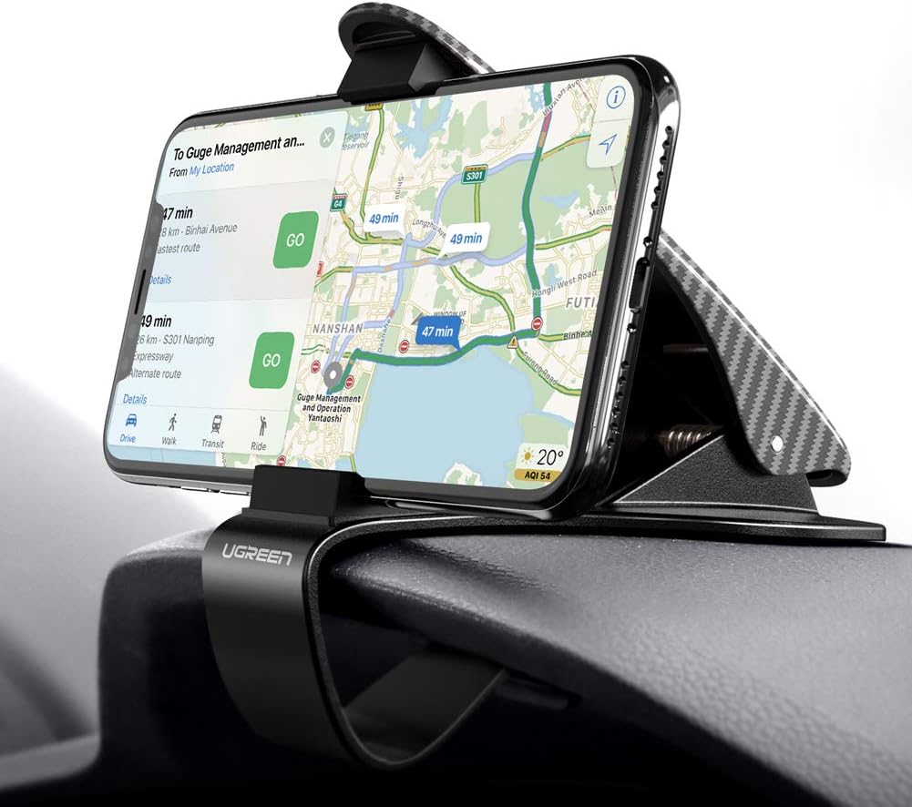 UGREEN Dashboard Phone Mount Clip Car Dash Mobile Holder HUD Safe