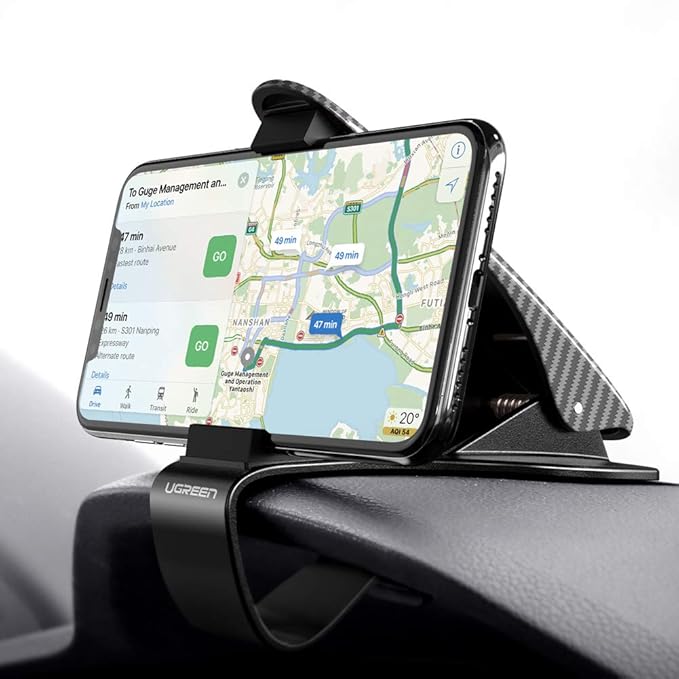 UGREEN Auto Handyhalterung Armaturenbrett Autohalterung Kompatibel mit iPhone 7, Huawei P20, iPhone X, Samsung S9 und andere 