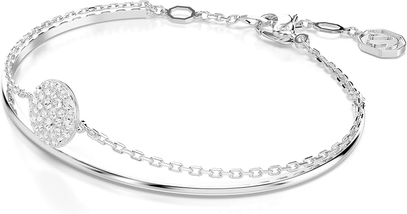 Sublima Armband, Rhodiniertes Damenarmband mit Strahlenden Swarovski Kristallen