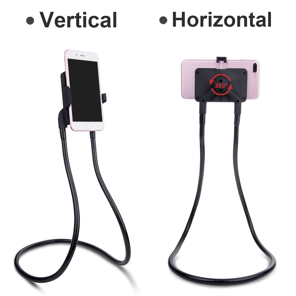 B-Land Cell Phone Holder, Universal Mobile Phone Stand, Lazy Bracket, DIY Free Rotating Mounts with Multiple Function