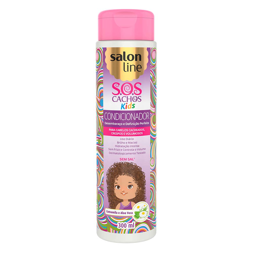 Salon Line Linha Tratamento Sos Cachos Kids Condicionador Kids 300 Ml Salon Line Treatment Kids Sos Curls Collection Kids Conditioner 10 14 Fl Oz Buy Online In Bosnia