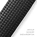 LYCAON Bicycle Handlebar Tape by | Road Bike Handle Bar Tapes with Finishing Tapes and Bar End Plugs, Also Suitable for Badminton Rackets Racquet Tennis Finishing Rod Grips (Black)