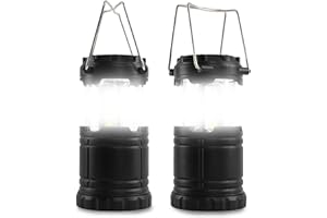U+U 2 Pack Camping Lantern, Portable Camping Lanterns Battery Powered, Collapsible Camping Lanterns, COB Camping Lamp for Out