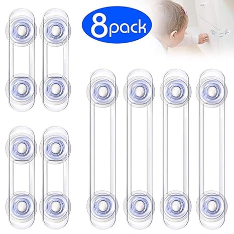 Cerraduras de Seguridad para Niños, Queta 8 Piezas Bloqueo de ...