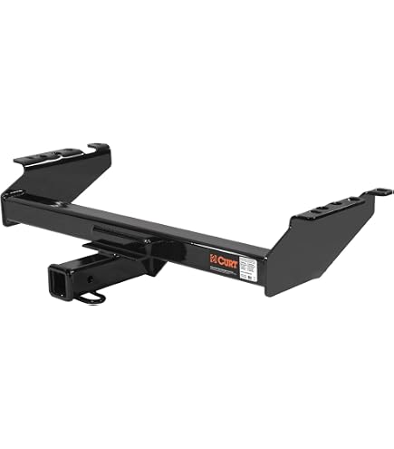 Class 4 Multi-Fit Trailer Hitch, 2 Inch Square Receiver, Black, Compatible With Chevrolet, Dodge, Ford, GMC, Plymouth Trucks