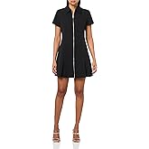 HUGO Women's Skirt Collar Mini Dress
