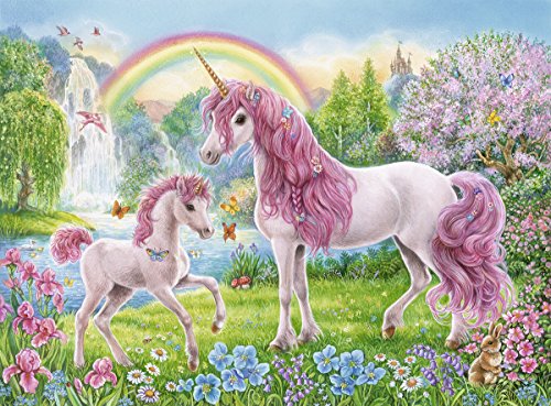 Ravensburger Kinderpuzzle - 13698 Magische Einhörner - Einhorn-Puzzle für Kinder ab 6 Jahren, mit 100 Teilen im XXL… – Bild 5