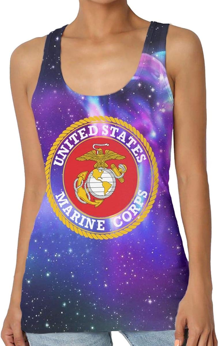 Actuallyhome Wir Marine Corps Damen Tank Top Rundhals Basic Cami
